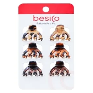 เบสิโค กิ๊บฟันปลา ขนาดเล็ก เซ็ต 6 ชิ้น