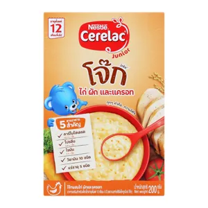 ซีรีแล็ค จูเนียร์ โจ๊ก สูตรไก่ ผัก และแครอท 200 ก.