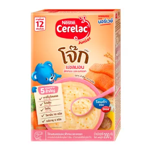 ซีรีแล็ค โจ๊กแซลมอน ฟักทองและแครอท 200 ก.