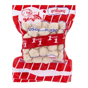 หมูดี ลูกชิ้นหมู​ 180 ก. แพ็ค 1 แถม 1