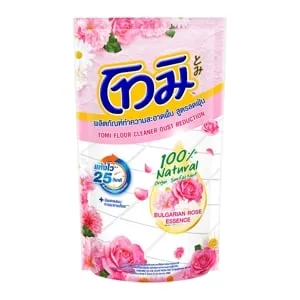 โทมิ น้ำยาถูพื้น สูตรลดฝุ่น สูตรบัลกาเรียนโรส เอสเซ้นส์ 550 มล.