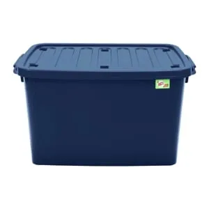 บิ๊กซี แฮปปี้ ไพรซ์ กล่องเก็บของมีฝา รุ่น 8101 ขนาด 100 ล. สีน้ำเงิน