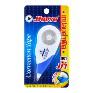 ตราม้า เทปลบคำผิด รุ่น H-925 ขนาด 5 มล. x 8 ม.